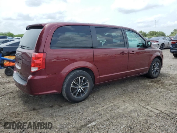 2018 Dodge Grand Caravan SXT z VIN 2C4RDGCG9JR138169, wystawiony jako Copart lot #55029105 z przebiegiem 52 782 mil mil oraz Szkoda całkowita • Salvage title. Historia ofert i sprzedaży dostępna na DreamBid. Obrazek 3.