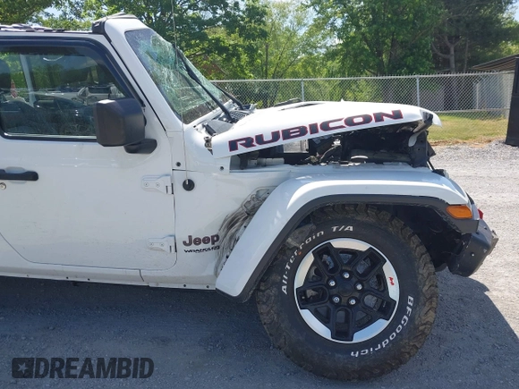 2020 Jeep Wrangler Unlimited Rubicon z VIN 1C4JJXFM5LW278740, wystawiony jako IAAI lot #42086112 z przebiegiem 93 658 mil mil oraz . Historia ofert i sprzedaży dostępna na DreamBid. Obrazek 15.