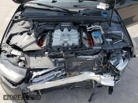 2015 Audi S4 Premium Plus with VIN WAUDGAFL2FA121746, listed as a Copart auction lot 60754044 with 124,848 mi miles and Salvage Title. Bid and sale history available at carsss.com. Image 11.