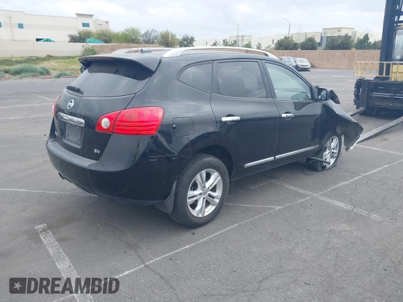 2013 Nissan Rogue S with VIN JN8AS5MT6DW501000, listed as a IAAI auction lot 41772447 with 110,811 mi miles. Bid and sale history available at carsss.com. Image 4.