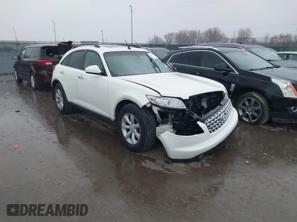 2004 Infiniti FX with VIN JNRAS08W44X203168, listed as a IAAI auction lot 41925315 with Not Provided miles and . Bid and sale history available at DreamBid. Image 1.