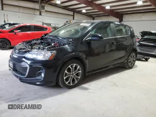 2019 Chevrolet Sonic LT with VIN 1G1JD6SB7K4115645, listed as a Copart auction lot 82443154 with 62,131 mi miles and Salvage title. Bid and sale history available at DreamBid. Image 1.