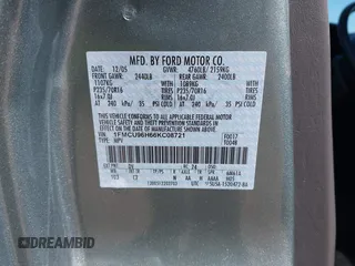 2006 Ford Escape Hybrid with VIN 1FMCU96H66KC08721, listed as a IAAI auction lot 42043128 with 58,394 mi miles and . Bid and sale history available at DreamBid. Image 9.