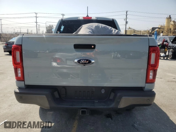 2021 Ford Ranger XL with VIN 1FTER4FH8MLE05656, listed as a Copart auction lot 62221995 with 8,786 mi miles and Salvage title. Bid and sale history available at DreamBid. Image 6.