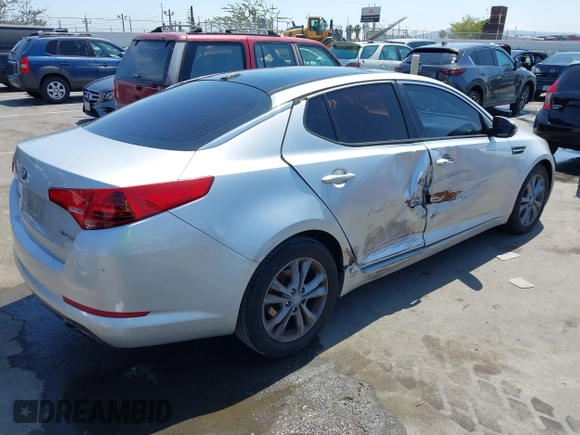 2013 Kia Optima EX with VIN 5XXGN4A75DG139872, listed as a IAAI auction lot 42483921 with 120,167 mi miles and . Bid and sale history available at DreamBid. Image 4.