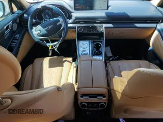 2021 Genesis GV80 with VIN KMUHCESCXMU051032, listed as a Copart auction lot 48432615 with 130,864 mi miles and Salvage Title. Bid and sale history available at DreamBid. Image 8.