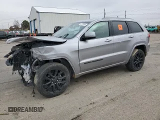 2019 Jeep Grand Cherokee Upland z VIN 1C4RJFAG4KC567106, wystawiony jako Copart lot #81781334 z przebiegiem 50 141 mil mil oraz Szkoda całkowita • Salvage title. Historia ofert i sprzedaży dostępna na DreamBid. Obrazek 1.