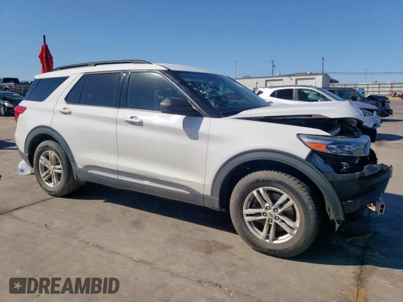 2020 Ford Explorer XLT with VIN 1FMSK7DH1LGA14153, listed as a Copart auction lot 47699275 with 100,555 mi miles and Salvage Title. Bid and sale history available at DreamBid. Image 4.