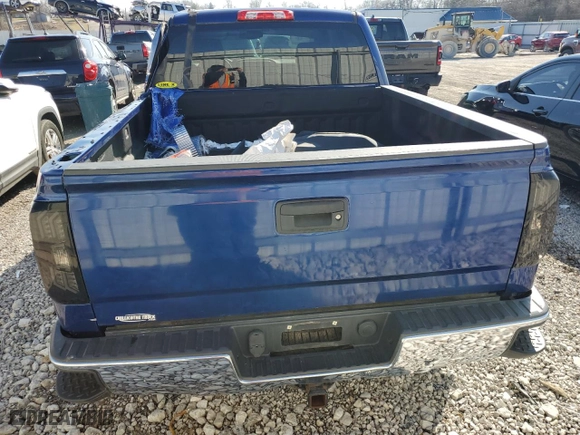 2014 Chevrolet Silverado 1500 LT with VIN 3GCUKRECXEG286008, listed as a Copart auction lot 44044165 with 0 mi miles and Salvage Title. Bid and sale history available at carsss.com. Image 6.