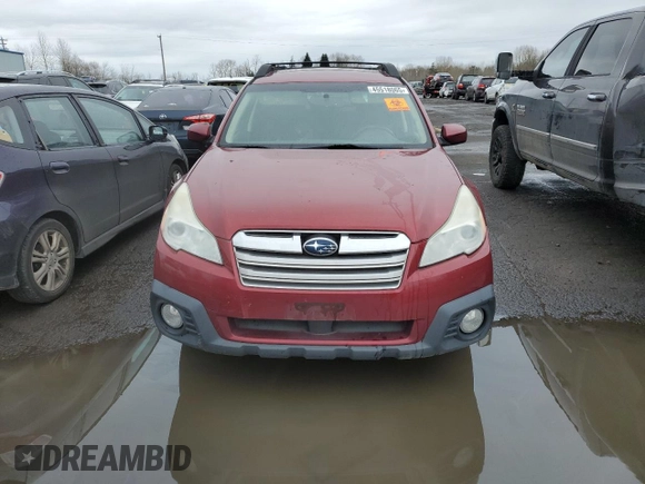 2014 Subaru Outback Premium with VIN 4S4BRBCCXE3208324, listed as a Copart auction lot 45518065 with 187,690 mi miles and Salvage Title. Bid and sale history available at DreamBid. Image 5.
