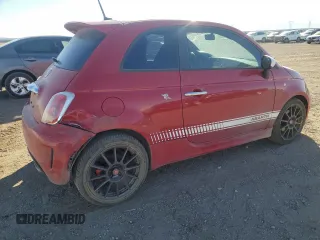 2012 FIAT 500 Abarth with VIN 3C3CFFFH6CT380744, listed as a Copart auction lot 88365985 with 144,346 mi miles and Salvage title. Bid and sale history available at DreamBid. Image 3.