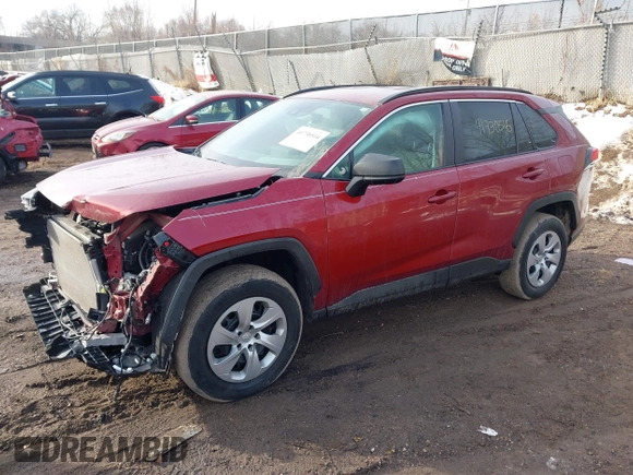 2020 Toyota RAV4 LE with VIN 2T3H1RFV7LC066893, listed as a IAAI auction lot 41730516 with 35,323 mi miles. Bid and sale history available at carsss.com. Image 20.