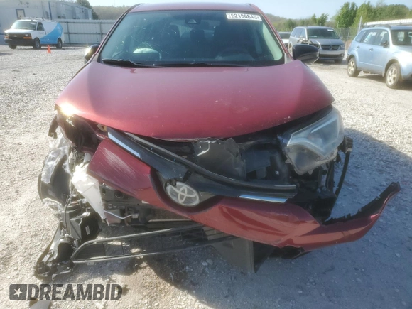 2018 Toyota RAV4 LE with VIN 2T3BFREV7JW777434, listed as a Copart auction lot 52180845 with 112,431 mi miles and Salvage Title. Bid and sale history available at carsss.com. Image 5.