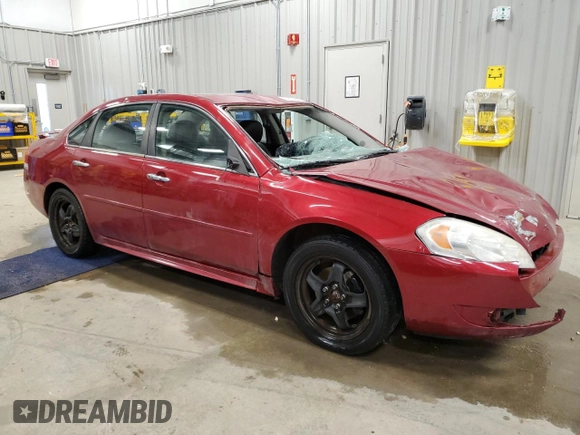 2014 Chevrolet Impala LTZ with VIN 2G1WC5E31E1140709, listed as a Copart auction lot 45813295 with Not Provided miles and Clean Title. Bid and sale history available at DreamBid. Image 4.