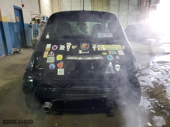 2015 FIAT 500 Abarth with VIN 3C3CFFFH6FT500840, listed as a Copart auction lot 44991425 with 60,068 mi miles and Clean Title. Bid and sale history available at carsss.com. Image 6.