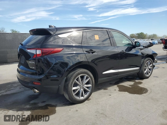 2021 Acura RDX w/Technology Package with VIN 5J8TC2H53ML028607, listed as a Copart auction lot 48117465 with 48,670 mi miles and Salvage Title. Bid and sale history available at carsss.com. Image 3.