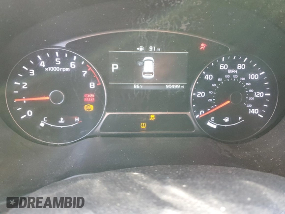 2018 Kia Soul + with VIN KNDJP3A53J7619812, listed as a Copart auction lot 48575055 with 90,499 mi miles and Salvage Title. Bid and sale history available at carsss.com. Image 9.