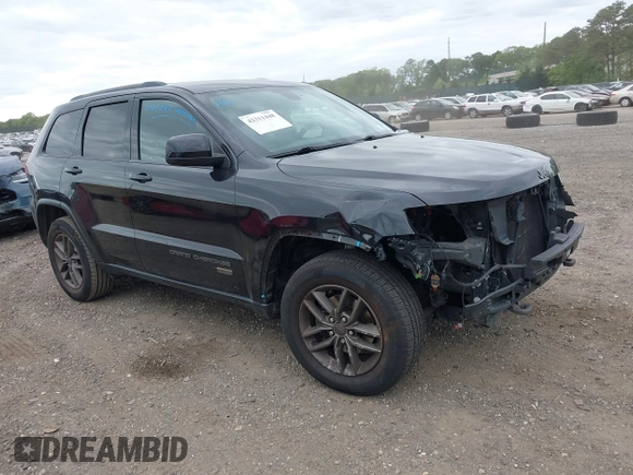 2016 Jeep Grand Cherokee Laredo z VIN 1C4RJFAG6GC475857, wystawiony jako IAAI lot #42311448 z przebiegiem 106 472 mil mil oraz . Historia ofert i sprzedaży dostępna na DreamBid. Obrazek 1.