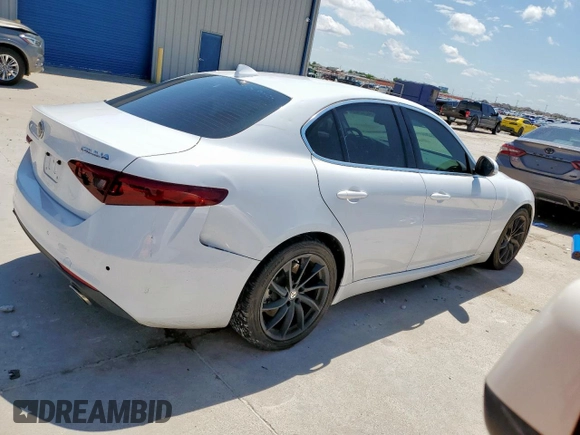 2017 Alfa Romeo Giulia with VIN ZARFAEBN2H7557756, listed as a Copart auction lot 54212925 with 62,842 mi miles and Clean title. Bid and sale history available at DreamBid. Image 3.
