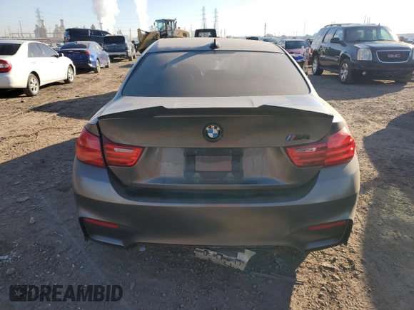2016 BMW M4 with VIN WBS3R9C51GK336746, listed as a Copart auction lot 37177364 with 55,878 mi miles. Bid and sale history available at carsss.com. Image 6.