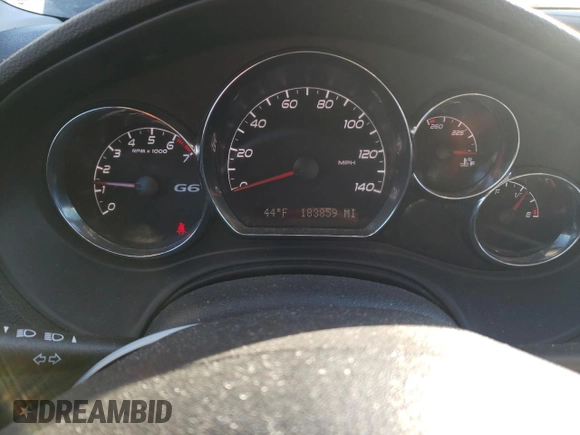 2010 Pontiac G6 w/1SH with VIN 1G2ZA5EK9A4139926, listed as a Copart auction lot 42395315 with 183,859 mi miles and Salvage Title. Bid and sale history available at carsss.com. Image 9.