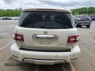2017 Nissan Armada SV with VIN JN8AY2NC8H9503721, listed as a Copart auction lot 54143455 with Not Provided miles and Clean Title. Bid and sale history available at DreamBid. Image 6.