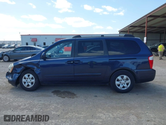 2007 Kia Sedona EX with VIN KNDMB233276191439, listed as a IAAI auction lot 41829259 with 146,147 mi miles. Bid and sale history available at carsss.com. Image 14.