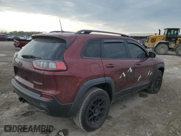 2019 Jeep Cherokee Trailhawk Elite z VIN 1C4PJMBN7KD211588, wystawiony jako Copart lot #49307824 z przebiegiem 54 781 mil mil oraz Szkoda całkowita • Salvage title. Historia ofert i sprzedaży dostępna na DreamBid. Obrazek 3.