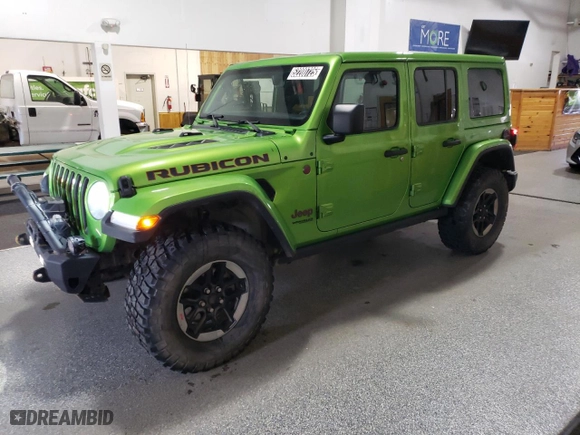 2018 Jeep Wrangler Unlimited Rubicon with VIN 1C4HJXFN3JW245997, listed as a Copart auction lot 52200725 with 101,739 mi miles and Clean Title. Bid and sale history available at carsss.com. Image 1.