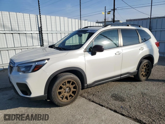 2021 Subaru Forester with VIN JF2SKADC7MH581373, listed as a Copart auction lot 87858085 with 26,024 mi miles and Salvage Title. Bid and sale history available at carsss.com. Image 1.