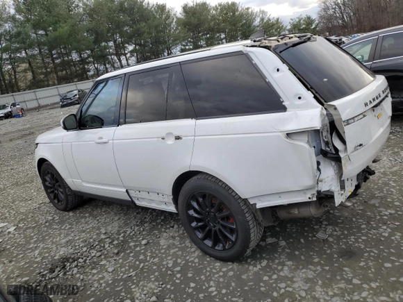 2019 Land Rover Range Rover with VIN SALGR2RV9KA555632, listed as a Copart auction lot 78297433 with 26,880 mi miles and Salvage Title. Bid and sale history available at carsss.com. Image 2.
