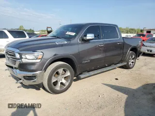 2019 Ram 1500 Laramie z VIN 1C6SRFJT3KN655177, wystawiony jako Copart lot #68514974 z przebiegiem 60 173 mil mil oraz Szkoda całkowita • Salvage title. Historia ofert i sprzedaży dostępna na DreamBid. Obrazek 1.