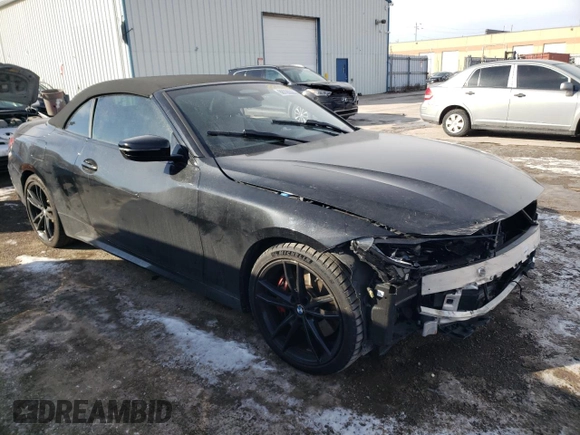 2024 BMW 4 Series 430i xDrive with VIN WBA43AT03RCN24181, listed as a Copart auction lot 88726365 with 0 mi miles and Salvage Title. Bid and sale history available at carsss.com. Image 4.