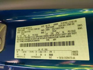 2019 Ford Escape Titanium с VIN 1FMCU0J96KUC34410, выставлен на аукционе IAAI как лот 42309333 с пробегом 88 357 миль миль и . История ставок и продаж доступна на DreamBid. Изображение 9.