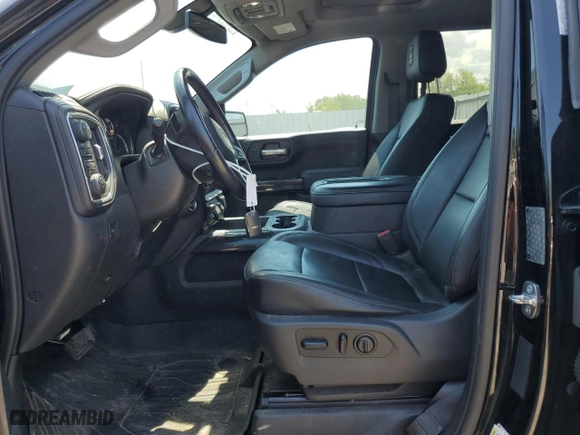 2019 Chevrolet Silverado 1500 LTZ with VIN 3GCUYGEL5KG147953, listed as a Copart auction lot 59009204 with 61,984 mi miles and Salvage Title. Bid and sale history available at carsss.com. Image 7.