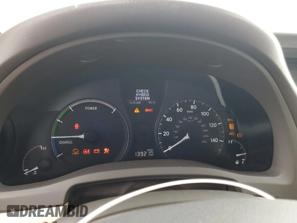 2010 Lexus RX 450h with VIN JTJBC1BA9A2404669, listed as a Copart auction lot 60705955 with 139,210 mi miles and Salvage title. Bid and sale history available at DreamBid. Image 9.