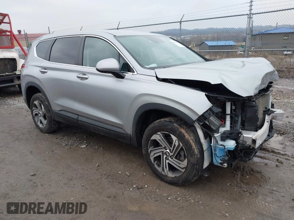 2022 Hyundai Santa Fe SE with VIN 5NMS1DAJ1NH400726, listed as a IAAI auction lot 41680232 with 21,188 mi miles and . Bid and sale history available at DreamBid. Image 1.