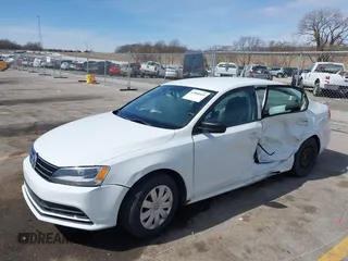 2015 Volkswagen Jetta Sedan 2.0L S with VIN 3VW2K7AJ3FM299795, listed as a IAAI auction lot 41898540 with 133,444 mi miles. Bid and sale history available at carsss.com. Image 18.
