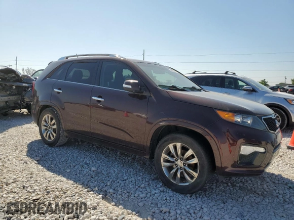 2012 Kia Sorento SX with VIN 5XYKW4A23CG221864, listed as a Copart auction lot 51532215 with 280,758 mi miles and Salvage Title. Bid and sale history available at carsss.com. Image 4.