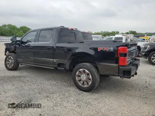 2024 Ford Super Duty F-250 SRW XL with VIN 1FT8W2BTXRED69906, listed as a Copart auction lot 55270455 with 7,381 mi miles and Salvage Title. Bid and sale history available at carsss.com. Image 2.