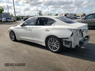 2020 Infiniti Q50 Sport z VIN JN1EV7AP7LM201180, wystawiony jako Copart lot #57752565 z przebiegiem 69 094 mil mil oraz Nie do naprawy • Non repairable. Historia ofert i sprzedaży dostępna na DreamBid. Obrazek 2.