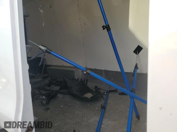 2020 Ford Transit Cargo with VIN 1FTBW3X80LKA53908, listed as a Copart auction lot 46186845 with Not Provided miles and Salvage Title. Bid and sale history available at DreamBid. Image 12.