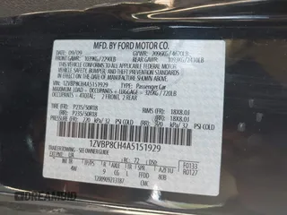 2010 Ford Mustang GT with VIN 1ZVBP8CH4A5151929, listed as a IAAI auction lot 42004668 with 219,043 mi miles. Bid and sale history available at carsss.com. Image 9.
