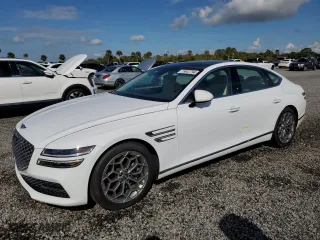 2022 Genesis G80 2.5T with VIN KMTGB4SC1NU139207, listed as a Copart auction lot 73842794 with 0 mi miles and Non Repairable. Bid and sale history available at carsss.com. Image 1.