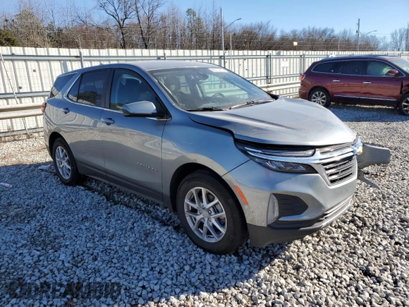 2024 Chevrolet Equinox LT with VIN 3GNAXKEG4RS170926, listed as a Copart auction lot 88714415 with 12,305 mi miles and Salvage Title. Bid and sale history available at DreamBid. Image 4.