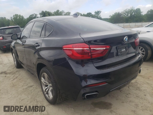2016 BMW X6 xDrive35i with VIN 5UXKU2C5XG0N83945, listed as a Copart auction lot 44351422 with 85,579 mi miles. Bid and sale history available at carsss.com. Image 3.