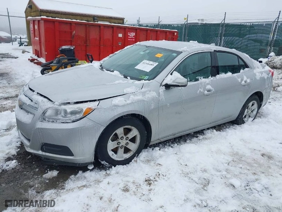 2013 Chevrolet Malibu LT with VIN 1G11C5SA1DF351140, listed as a IAAI auction lot 41546489 with 155,315 mi miles. Bid and sale history available at carsss.com. Image 2.