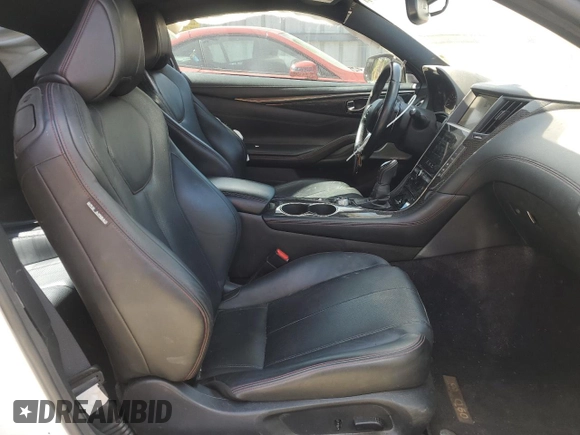 2020 Infiniti Q60 Red Sport 400 with VIN JN1FV7EL0LM460427, listed as a Copart auction lot 73353544 with 40,881 mi miles and Salvage title. Bid and sale history available at DreamBid. Image 7.