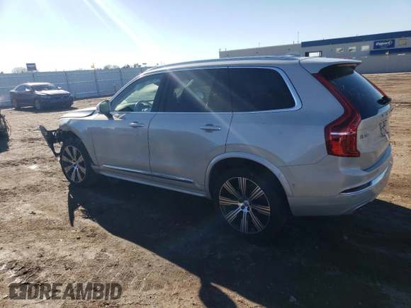 2021 Volvo XC90 Inscription with VIN YV4A22PL5M1708753, listed as a Copart auction lot 80715284 with 15,191 mi miles and Salvage Title. Bid and sale history available at carsss.com. Image 2.