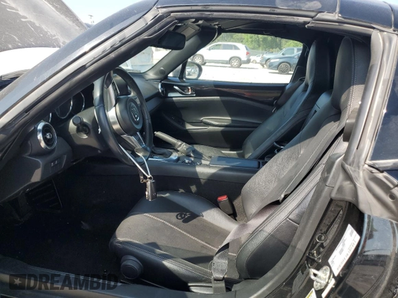 2021 Mazda MX-5 Miata Grand Touring with VIN JM1NDAM7XM0456083, listed as a Copart auction lot 52894705 with 86,050 mi miles and Salvage title. Bid and sale history available at DreamBid. Image 7.